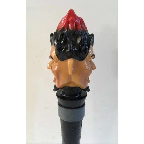 Heretic Beer Bar Breweriana Heretic Evil Twin Tap Handle Rare 12" Two Sided Head - Picture 8 of 12